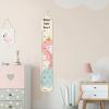 Dinosaur Growth Height Chart for Kids Boy Nursery Decor Wall Child Ruler Baby Shower, Gift 1st 2nd 3rd Birthday (Feather)(Woodland)