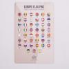 ENJOY THE WOOD Flags of Europe EU Pins for Map Push Pins Travel Office School Pins Board Pins Gift Traveler Canvas Pins 3D Wood World Map