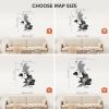 Enjoy The Wood – 3D United Kingdom Travel Map with Pins Wooden Wall Art – Handcrafted Wood UK Map – Wooden Kitchen Wall Art – UK Maps Gift for Travellers & Home Décor Lovers (Terra, XL, Unframed)(Nordik)
