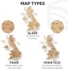 Enjoy The Wood – 3D United Kingdom Travel Map with Pins Wooden Wall Art – Handcrafted Wood UK Map – Wooden Kitchen Wall Art – UK Maps Gift for Travellers & Home Décor Lovers (Terra, XL, Unframed)(Light)