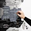 Enjoy The Wood France Travel Map with Pins – 3D Wood Map of France – Handcrafted 3D Wall Art Decor – Wooden Wall Maps Perfect Office or Home Decor – Gift for Travelers (Light, L, Unframed)(Nordik)