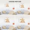 Enjoy The Wood France Travel Map with Pins – 3D Wood Map of France – Handcrafted 3D Wall Art Decor – Wooden Wall Maps Perfect Office or Home Decor – Gift for Travelers (Light, L, Unframed)(Light)