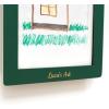 Enjoy The Wood Kids Art Display Frame Changeable Artwork – Easy Change Picture Frames – Front Opening Personalized Storage for Children Drawing Wooden Storages (Pink, Frame)(Green)