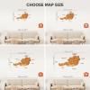 Enjoy The Wood Wooden Map of Austria 3D Wall Art – 3D Multilayer Austria Wall Decor with Cities, Regions & Roads Options – Travel Map with Pins – Educational Home Decor (Light, S)(Oak)
