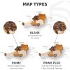 Enjoy The Wood Wooden Map of Austria 3D Wall Art – 3D Multilayer Austria Wall Decor with Cities, Regions & Roads Options – Travel Map with Pins – Educational Home Decor (Light, S)(Multicolor)