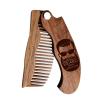 Beard Comb Personalized Gifts Anniversary Gift Wooden Brush Custom Comb Groomsmen Gift Hair Brush Pocket Brush Birthday Gift for Boyfriend (Viking)(Great Beard Great Adventures)
