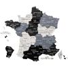 Enjoy The Wood France Travel Map with Pins – 3D Wood Map of France – Handcrafted 3D Wall Art Decor – Wooden Wall Maps Perfect Office or Home Decor – Gift for Travelers (Light, L, Unframed)(Nordik)