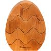 Personalized Wood Egg Stacking Toy Wooden Bunny Stacker Montessori Toys First Easter Gift for Baby Girl Baby Boy Sensory Toy Pyramid For Toddler Nursery Decor Gift for Toddler (Egg Stacker №1)(Egg Stacker №2)
