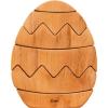 Personalized Wood Egg Stacking Toy Wooden Bunny Stacker Montessori Toys First Easter Gift for Baby Girl Baby Boy Sensory Toy Pyramid For Toddler Nursery Decor Gift for Toddler (Egg Stacker №1)(Egg Stacker №3)