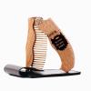 Wooden Beard Comb for Men – Personalized Folding Pocket Comb for Moustache Beard & Hair Walnut Combs Engraved (Half Skull)(Love Is)