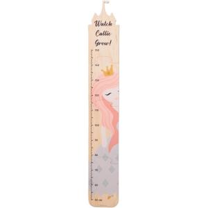 Dinosaur Growth Height Chart for Kids Boy Nursery Decor Wall Child Ruler Baby Shower, Gift 1st 2nd 3rd Birthday (Feather)(Princess)