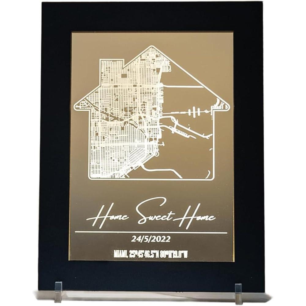 image:imageCustom City Map Night Light Personalized Constellation Map Location Heart Design Home Decor First Date Map Housewarming Valentines Day Birthday Our Anniversary Present Gift Acrylic Night Light