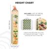 ENJOY THE WOOD Kids Wooden Growth Chart for Wall with Optional Photo Frames – Wall Mounted Height Chart for Kids – Nursery & Playroom Decor Wooden Ruler – Height Measurement Tool (Princess)(Dino)