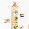 ENJOY THE WOOD Kids Wooden Growth Chart for Wall with Optional Photo Frames – Wall Mounted Height Chart for Kids – Nursery & Playroom Decor Wooden Ruler – Height Measurement Tool (Princess)(Dino)