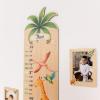 ENJOY THE WOOD Kids Wooden Growth Chart for Wall with Optional Photo Frames – Wall Mounted Height Chart for Kids – Nursery & Playroom Decor Wooden Ruler – Height Measurement Tool (Princess)(Jungle)