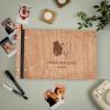 Enjoy The Wood Personalized Wooden Photo Album with Engraving – Handmade Scrapbook Album – Custom Memory Book for Wedding, Family & Special Moments – Photo Book Best Gift for Couple (Monogram)(Silhouette)