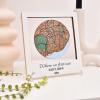 Personalized Map Where It All Began – Wedding Anniversary Gift for Couple First Date Location Custom City Map Met Engaged Married Gift for Her and Him Valentines Gifts (Large, 2 Cities, White)(White)
