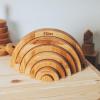 Wooden Ring Stacker Customized Toys Montessori Waldorf Sensory Toys Baby Keepsake Nursery Decor Ring Stacking Toy Baby First Birthday (Color #1, Ring Stacker)(Color #1)