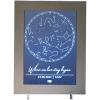 Custom Star Map Night Light Personalized Constellation Map – Anniversary Present Gift for Couple Valentine’s Day Gift – Star by Date Constellation Lamp First Date Print Sky Night Light