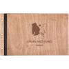 Enjoy The Wood Personalized Wooden Photo Album with Engraving – Handmade Scrapbook Album – Custom Memory Book for Wedding, Family & Special Moments – Photo Book Best Gift for Couple (Monogram)(Silhouette)