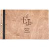 Enjoy The Wood Personalized Wooden Photo Album with Engraving – Handmade Scrapbook Album – Custom Memory Book for Wedding, Family & Special Moments – Photo Book Best Gift for Couple (Monogram)(Monogram)