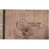 Enjoy The Wood Personalized Wooden Photo Album with Engraving – Handmade Scrapbook Album – Custom Memory Book for Wedding, Family & Special Moments – Photo Book Best Gift for Couple (Monogram)(Minimalism)