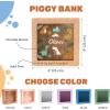 Dinosaur Piggy Bank for Boys – Dino Piggy Bank, Personalized Piggy Bank, Wooden Piggy Bank for Kids – Bank for Kids for Real Money, Dinosaur Bank for Boys