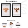 Enjoy The Wood Personalized Valentines Day Puzzle for Couples – Valentines Day Framed Art with Names & Date – Heart or Classic Design – Couple Custom Gifts with Photo Option (Classic Puzzle)(Classic Puzzle)
