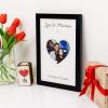 Enjoy The Wood Personalized Valentines Day Puzzle for Couples – Valentines Day Framed Art with Names & Date – Heart or Classic Design – Couple Custom Gifts with Photo Option (Classic Puzzle)(Heart Puzzle)