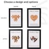 Enjoy The Wood Personalized Valentines Day Puzzle for Couples – Valentines Day Framed Art with Names & Date – Heart or Classic Design – Couple Custom Gifts with Photo Option (Classic Puzzle)(Classic Puzzle)