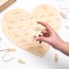 Reasons Why I Love You – Personalized Wooden Heart Puzzle in Wood Box – Custom Sentimental Valentines Day Gifts For Him and Her – Wedding Keepsake Gift Box (Mini – 16 pcs, Pecan)(Light)
