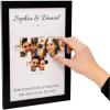 Enjoy The Wood Personalized Valentines Day Puzzle for Couples – Valentines Day Framed Art with Names & Date – Heart or Classic Design – Couple Custom Gifts with Photo Option (Classic Puzzle)(Classic Puzzle)