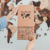ENJOY THE WOOD Push Pins For Wood World Map Country Flags Addons for World Map Travel Office School Pins Board Pins Gift Traveler Canvas Pins 3D Wood World Map