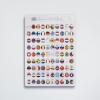 ENJOY THE WOOD Wooden Flags Pins for Map Push Pins Travel Office School Pins Board Pins Gift Traveler Canvas Pins 3D Wood World Map