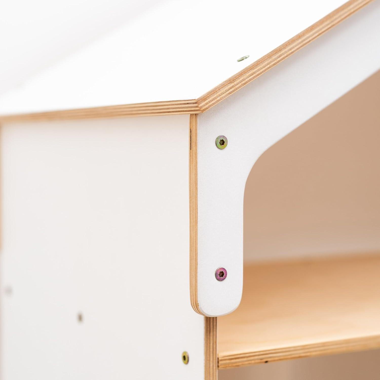image:imageEnjoy The Wood Wooden Dollhouse Childrens Bookcase Storage Organizer House Bookshelf for Kids Baby Toy Shelf Book Case for Boys and Girls Children Bedroom Furniture NaturalNatural