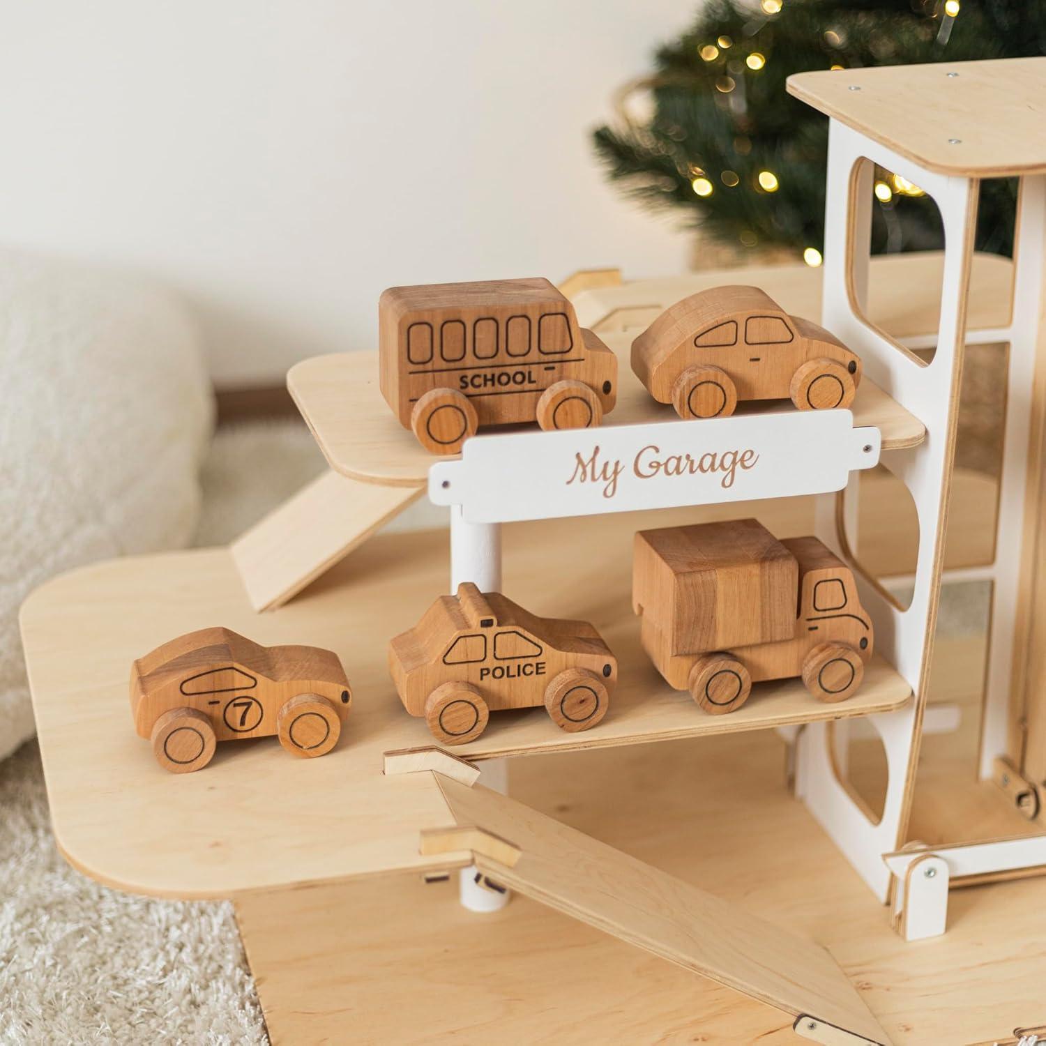 image:imageWooden Cars for Toddlers 13 Wooden Cars for Baby Wooden Car Set Wooden Trucks for Toddlers 13 Montessori Cars Wooden School Bus Toy Wood Cars for Toddlers 13