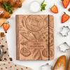 Enjoy The Wood Customizable Recipe Binder – Personalized Wooden Recipe Book Organizer – Blank Cookbook to Write in Your Own Recipes – Make Your Own Cookbook Cooking Binder (Fruits)(Boulangerie)