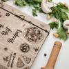 Enjoy The Wood Customizable Recipe Binder – Personalized Wooden Recipe Book Organizer – Blank Cookbook to Write in Your Own Recipes – Make Your Own Cookbook Cooking Binder (Fruits)(Italy)
