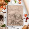 Enjoy The Wood Customizable Recipe Binder – Personalized Wooden Recipe Book Organizer – Blank Cookbook to Write in Your Own Recipes – Make Your Own Cookbook Cooking Binder (Fruits)(Breakfast)