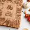 Enjoy The Wood Customizable Recipe Binder – Personalized Wooden Recipe Book Organizer – Blank Cookbook to Write in Your Own Recipes – Make Your Own Cookbook Cooking Binder (Fruits)(Harvest)
