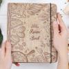 Enjoy The Wood Customizable Recipe Binder – Personalized Wooden Recipe Book Organizer – Blank Cookbook to Write in Your Own Recipes – Make Your Own Cookbook Cooking Binder (Fruits)(Bakery)