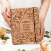 Enjoy The Wood Customizable Recipe Binder – Personalized Wooden Recipe Book Organizer – Blank Cookbook to Write in Your Own Recipes – Make Your Own Cookbook Cooking Binder (Fruits)(Pasta)