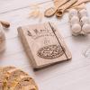 Enjoy The Wood Customizable Recipe Binder – Personalized Wooden Recipe Book Organizer – Blank Cookbook to Write in Your Own Recipes – Make Your Own Cookbook Cooking Binder (Fruits)(Pie)