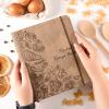 Enjoy The Wood Customizable Recipe Binder – Personalized Wooden Recipe Book Organizer – Blank Cookbook to Write in Your Own Recipes – Make Your Own Cookbook Cooking Binder (Fruits)(Veggies)