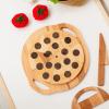 Pizza Kitchen Toy Wooden Pretend Play Pizza Birthday Gift for Kids Child Montessori Toys For Toddler Cooking Toys Playroom Decor Birthday Baby Gift Neutral Room Kids Gift 2nd 3rd (Just pizza)(Just pizza)