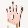Wooden Wall Hanger Nursery Wall Decor Stylish and Functional Wall Hooks for Clothes and Accessories Baby Room Art Toddler Birthday Gift Kids Playroom (Mountains)(Crown)