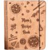 Enjoy The Wood Customizable Recipe Binder – Personalized Wooden Recipe Book Organizer – Blank Cookbook to Write in Your Own Recipes – Make Your Own Cookbook Cooking Binder (Fruits)(Italy)