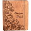 Enjoy The Wood Customizable Recipe Binder – Personalized Wooden Recipe Book Organizer – Blank Cookbook to Write in Your Own Recipes – Make Your Own Cookbook Cooking Binder (Fruits)(Veggies)