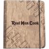 Enjoy The Wood Customizable Recipe Binder – Personalized Wooden Recipe Book Organizer – Blank Cookbook to Write in Your Own Recipes – Make Your Own Cookbook Cooking Binder (Fruits)(Knives)