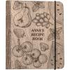 Enjoy The Wood Customizable Recipe Binder – Personalized Wooden Recipe Book Organizer – Blank Cookbook to Write in Your Own Recipes – Make Your Own Cookbook Cooking Binder (Fruits)(Fruits)